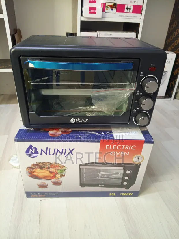 Nunix 20L Electric Baking Oven 1280W - 1