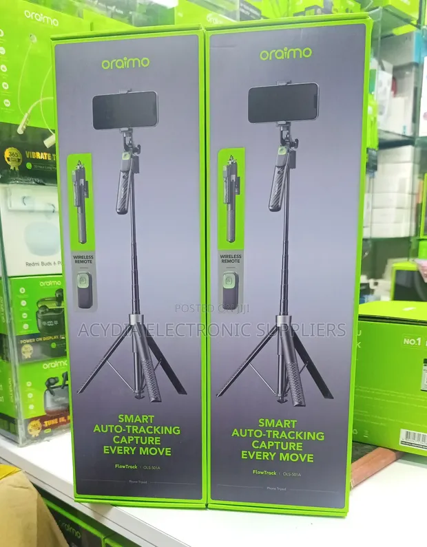 Oraimo FlowTrack Gesture Control Selfie Stick Tripod - 1