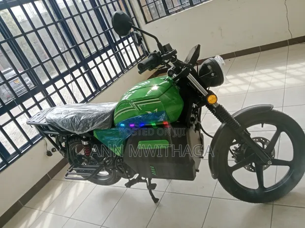 New 2025 Electric Motorcycle - Green - 1