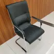 Executive Office Leather Waiting Chair - 4
