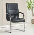 Executive Office Leather Waiting Chair - 5