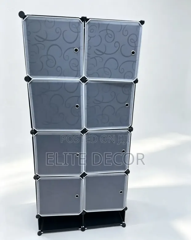 Portable 2x3 Plastic Clothes Wardrobe - 1
