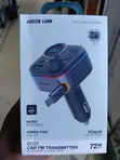 Green Lion GFM-2 Car FM Transmitter Charger 72W - Nyeusi - 1