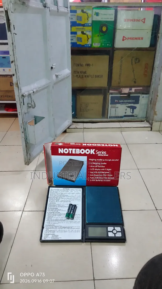 Digital Pocket Weighing Scale - 5-Digit LCD - 1