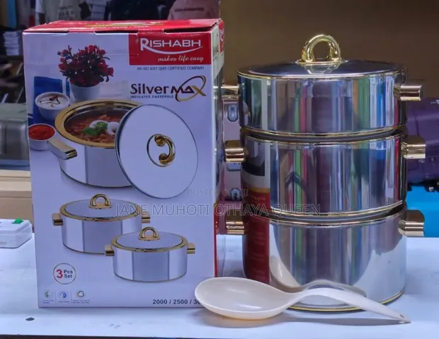 Seti ya Vipuri 3 vya Hotpot Silvermax - 1