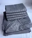 4pc Cotton Striped Bedsheet Set - Saizi 4x6, 5x6, 6x6 - 3