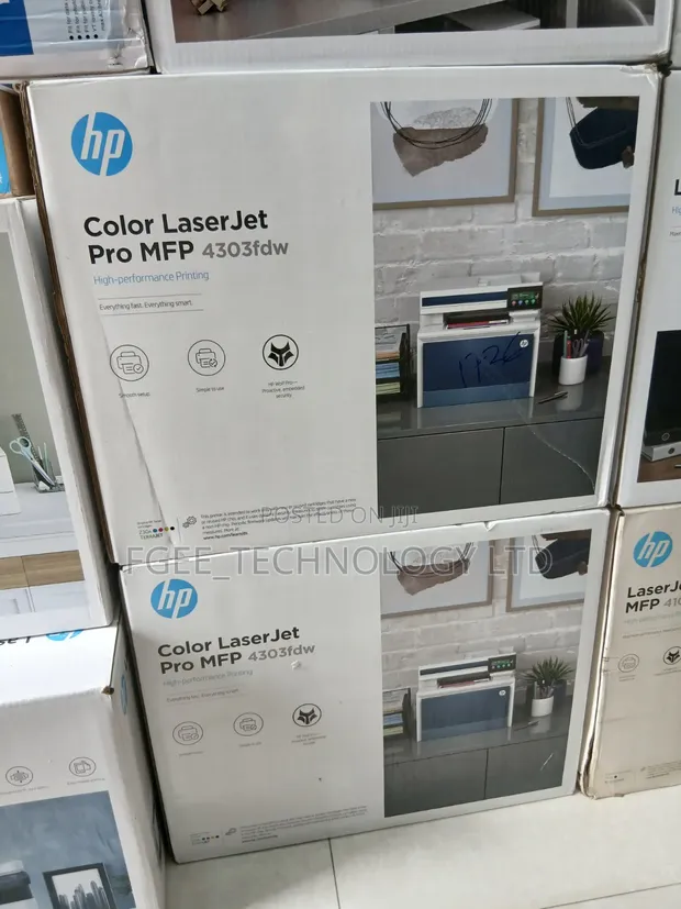 Brand New HP LaserJet 4303fdw Printer - 1