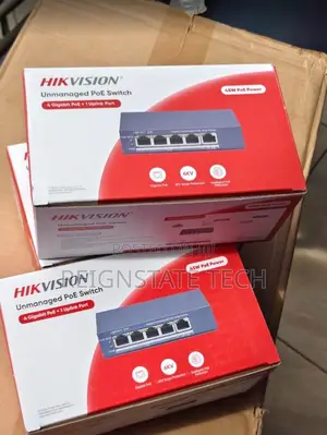 Hikvision 4-Port Gigabit PoE Switch 60W + 1 Uplink