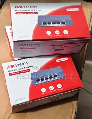 Hikvision 4+1 Gigabit Unmanaged PoE Switch 60W