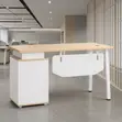 1400mm Modern Home Office Desk with Lockable Drawers - 2