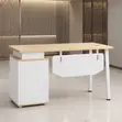 1400mm Modern Home Office Desk with Lockable Drawers - 3
