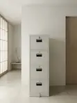 Kabati la Kisasa la Milango Miwili ya Kioo kwa Ofisi - 4