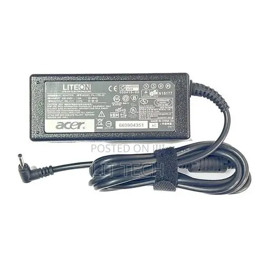 Acer Laptop AC Adapter Charger - 19V, 2.37A (Small Pin) - 1
