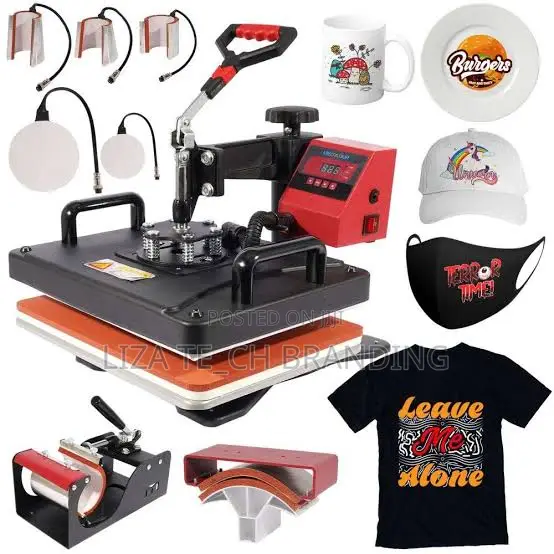 8-in-1 Digital Heat Press Machine - 1
