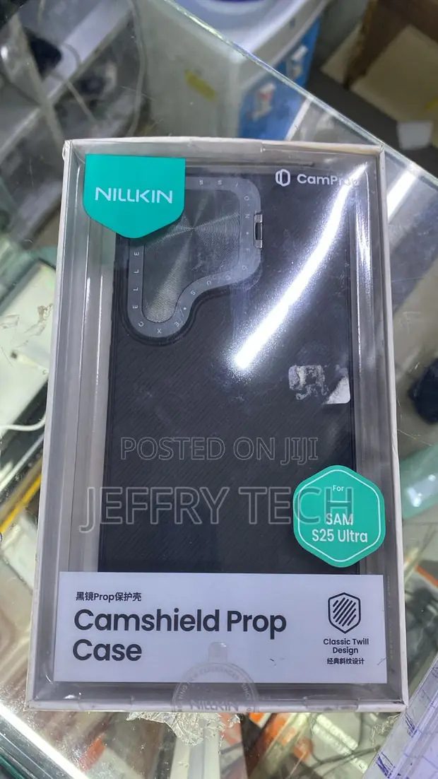 Nillkin CamShield Case with Camera Cover for Samsung S25 Ultra - Black - 1