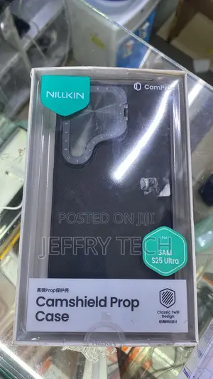 Nillkin CamShield Case with Camera Cover for Samsung S25 Ultra - Black