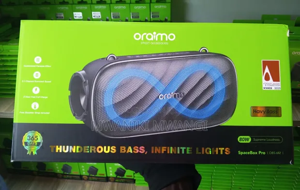 Oraimo Space Box Pro 80W Speaker ya Bluetooth - 1