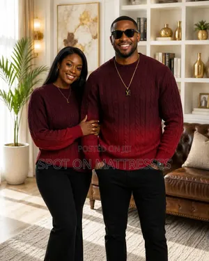 Versatile Unisex Sweater - Burgundy