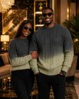 Sweater ya Unisex - Rangi ya Burgundy - 4