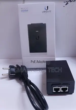 Ubiquiti 48V PoE Injector kwa Vifaa vya Mtandao
