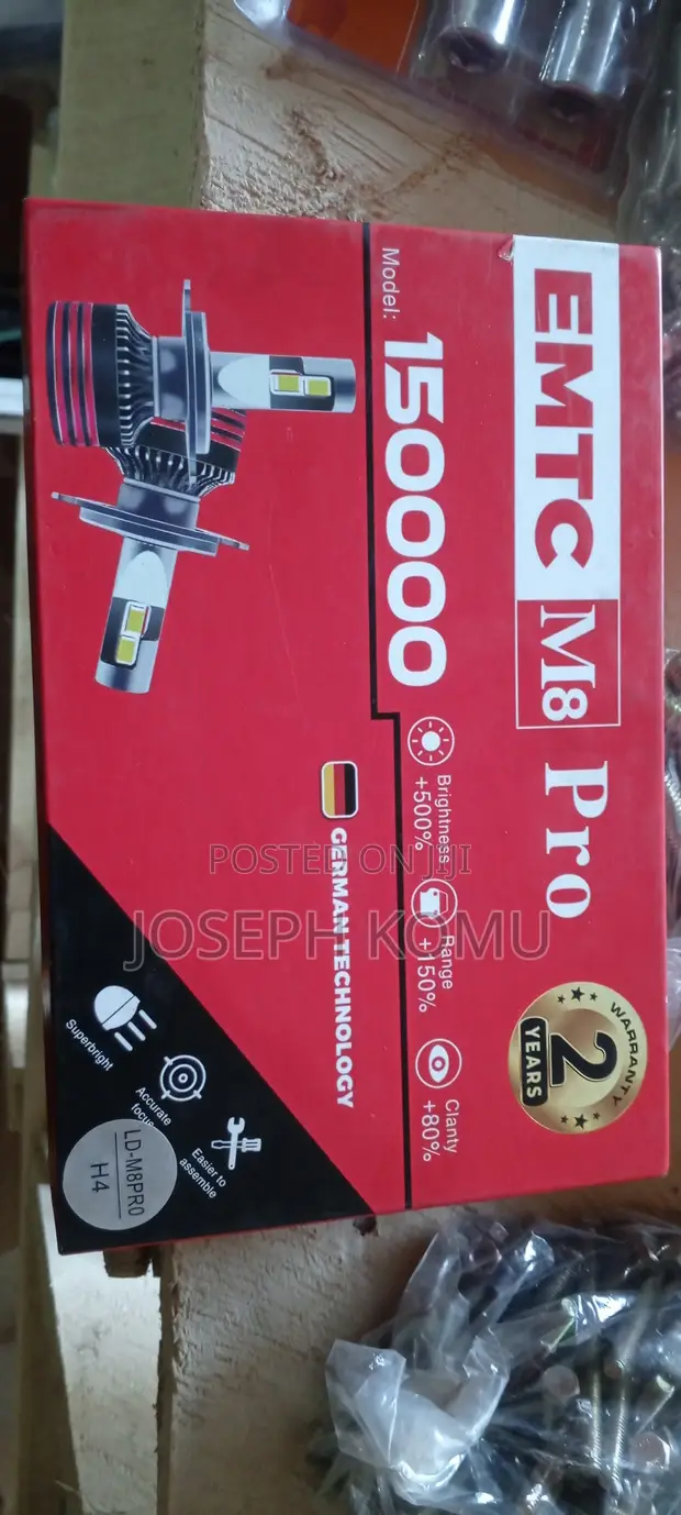 EMTC M8 Pro H4 Headlights - Brand New - 1