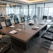 6.0m Office Boardroom Table - Brown Wood - 2