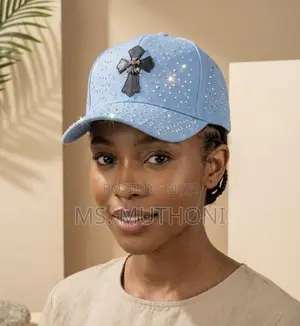 Diamond Studded Chrome Hearts Baseball Cap