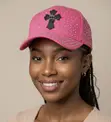 Diamond Studded Chrome Hearts Baseball Cap - 2
