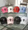 Diamond Studded Chrome Hearts Baseball Cap - 3