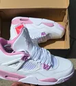 Air Jordan 4 Pink Oreo Sneakers - 3