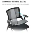Foldable Chair with Writing Table Pad - 5