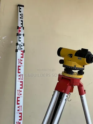 Brand New A-Level Staff & Auto Level Tripod Set (32x Magnification)