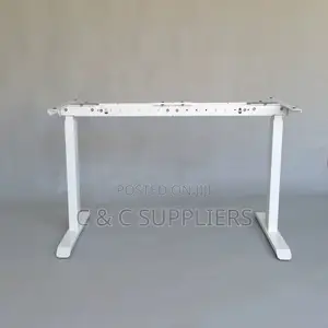 Meza Nyeupe ya Kisasa ya Umeme - 140cm