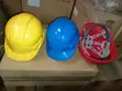 Plastic Safety Helmet - Red, Yellow, or Blue - 2