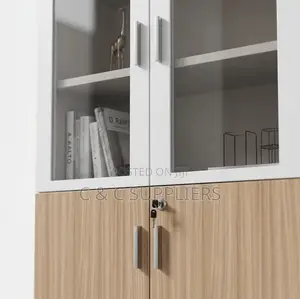 Executive 2-Door Wooden File Cabinet