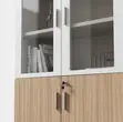Executive 2-Door Wooden File Cabinet - 1