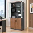 Executive 2-Door Wooden File Cabinet - 4
