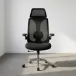High Back Ergonomic Staff Chair with Flip Armrest - 5