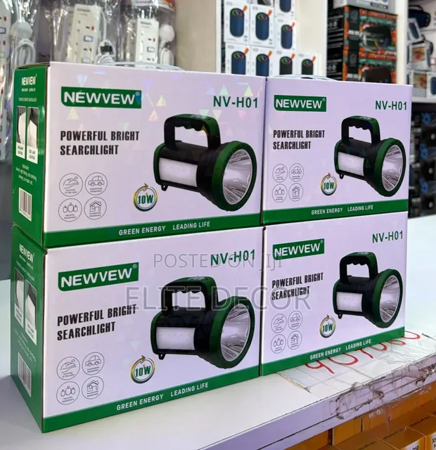NV-H01 Rechargeable LED Torch 10W - 1
