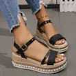 Viatu vya Wedge Vinang'aa - 2