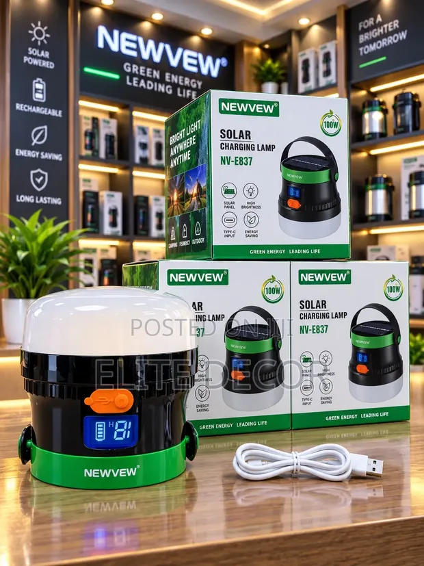 NEWVEW 100W Rechargeable LED Bulb - 1