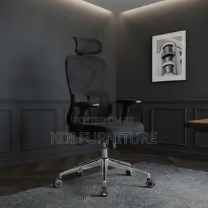 Brand New High Back Orthopedic Office Chair - Black