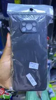 Kifaa cha Simu Nyeusi cha Silicone kwa Xiaomi Poco X3 - 2