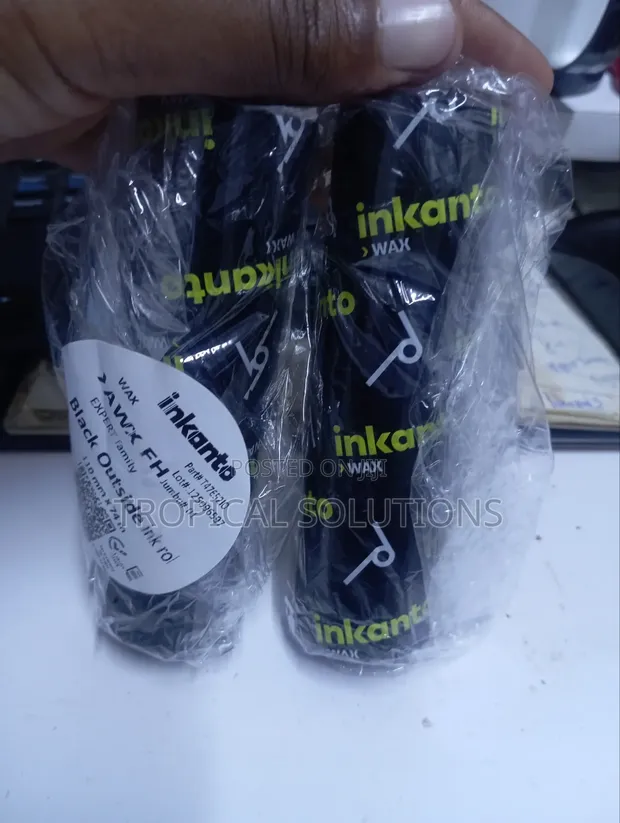 Inkanto Black Outside Ink Ribbon 110mm x 74m - 1