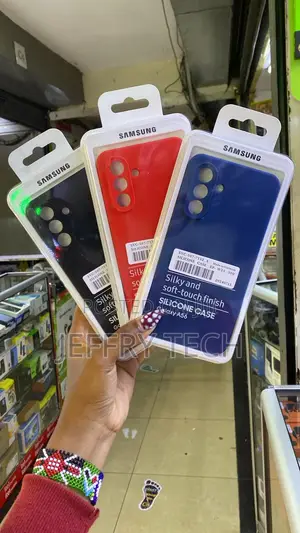 Kifaa cha Kufunika Simu cha Silicone Chekundu cha Soft-Touch kwa Samsung Galaxy A56
