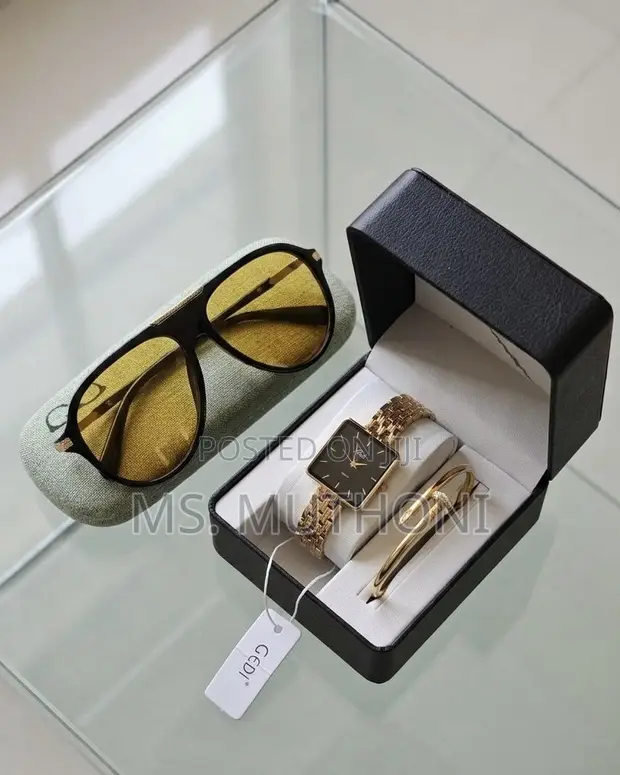 Aura of Elegance Watch, Jewelry & Eyewear Set - 1
