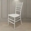 White Stackable Home Chairs for Events - 1