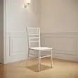 White Stackable Home Chairs for Events - 5