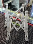 Aluminium Foldable Laptop Stand - Portable, Adjustable - 1