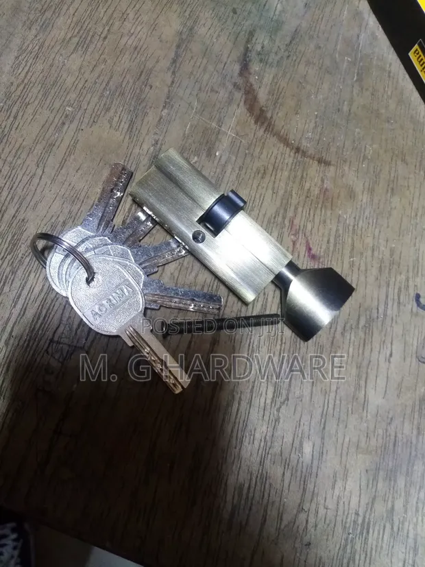 Cylinder Lock 70mm - Key One Side - 1